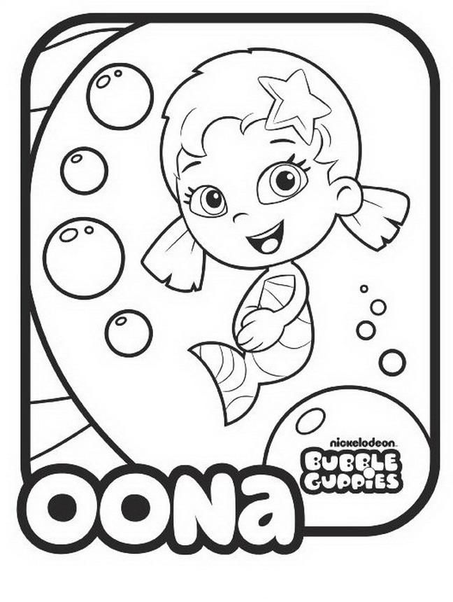 bubble guppies molly coloring pages |Free coloring on Clipart Library