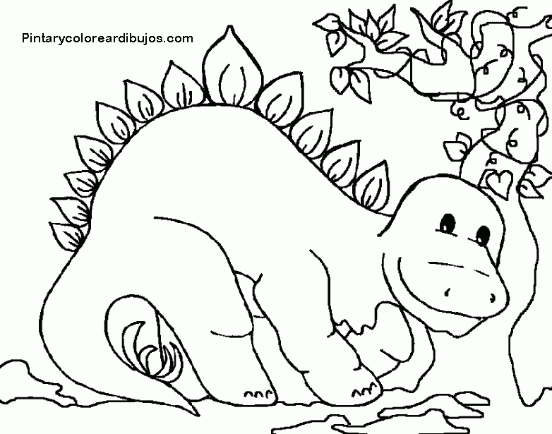 libro de dinosaurios para colorear pdf - Clip Art Library