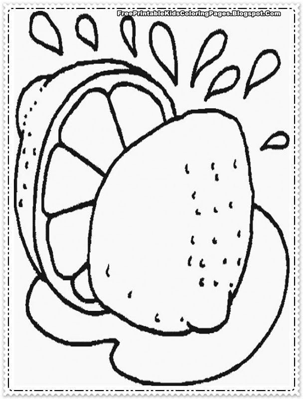 Coloring Pages Of Oranges | Best Coloring Pages