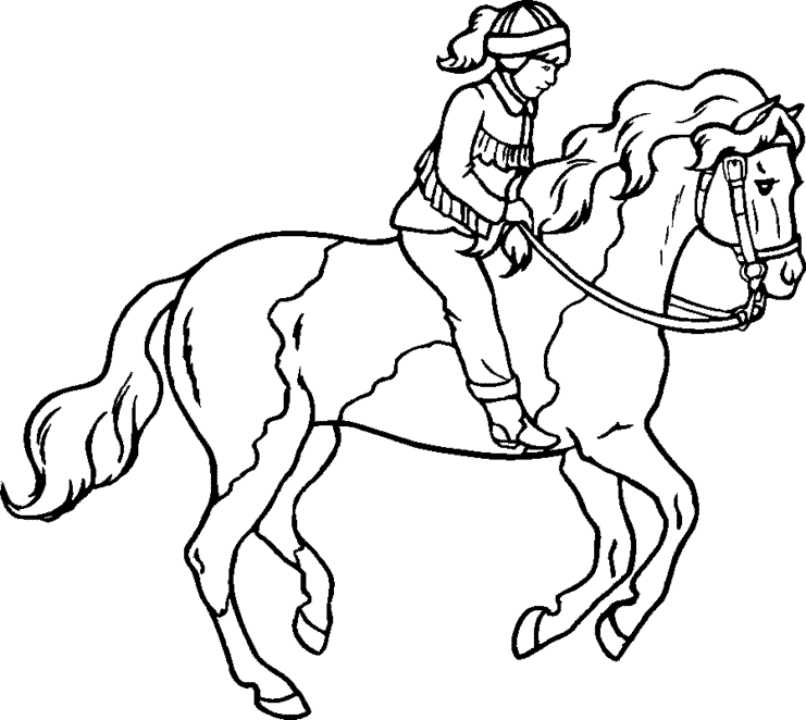 baby horse coloring pages for kids