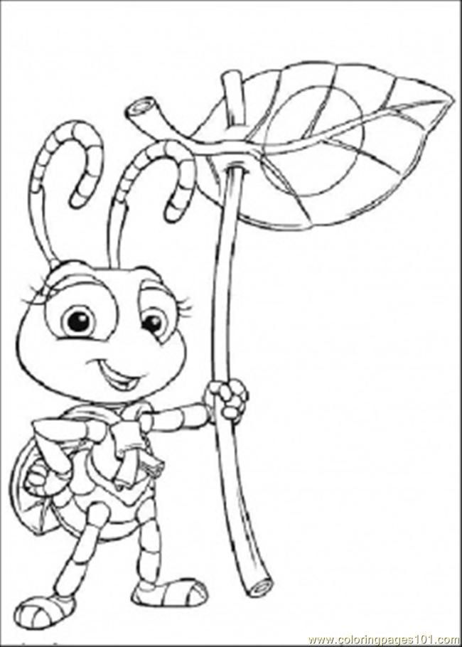 Coloring Pages Pretty Bug Coloring Page (Animals  Insects)| free printable