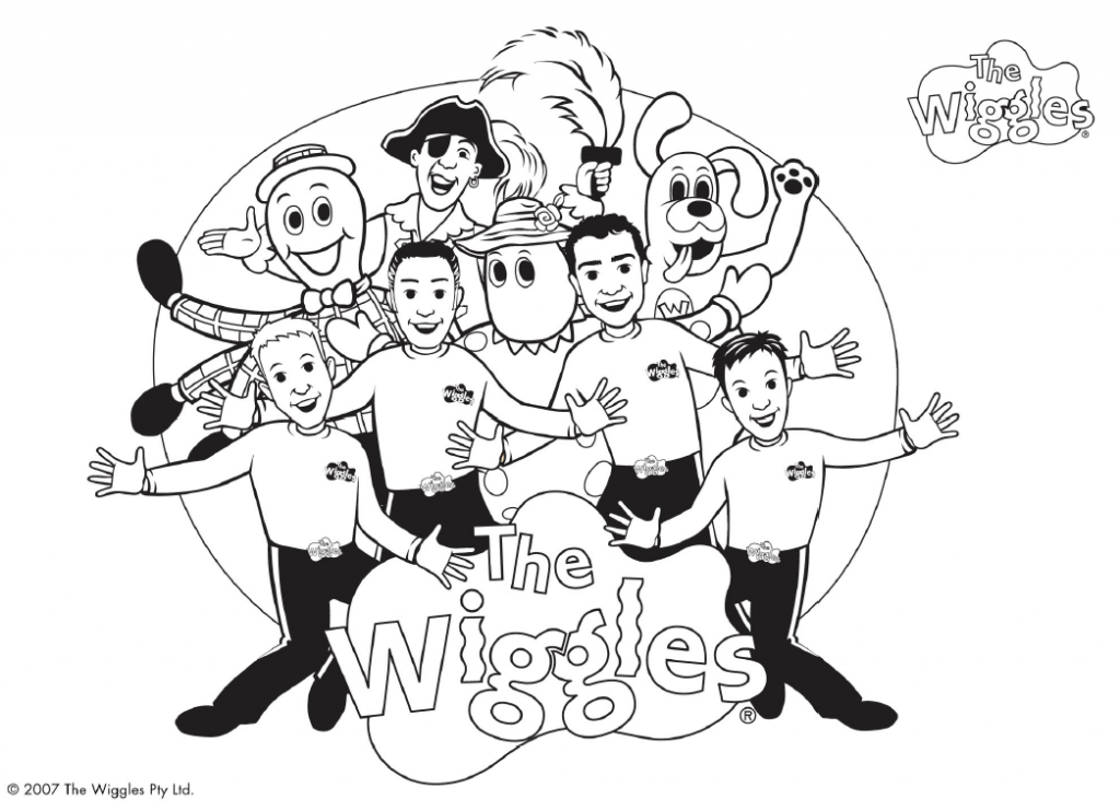 Free Wiggles Coloring Pages, Download Free Wiggles Coloring Pages png