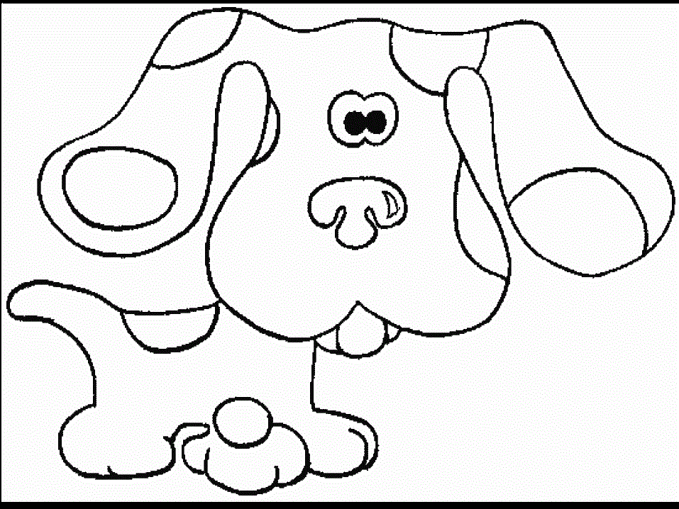 Blue Clues Coloring Page | Free Printable Coloring Pages