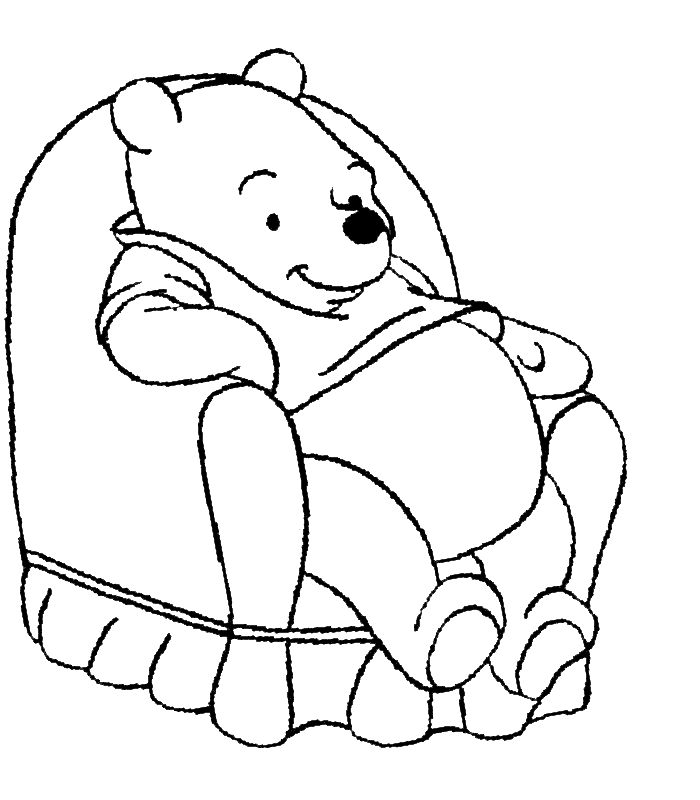 Pooh Bear Colouring Pictures | Cartoon Coloring Pages | Kids