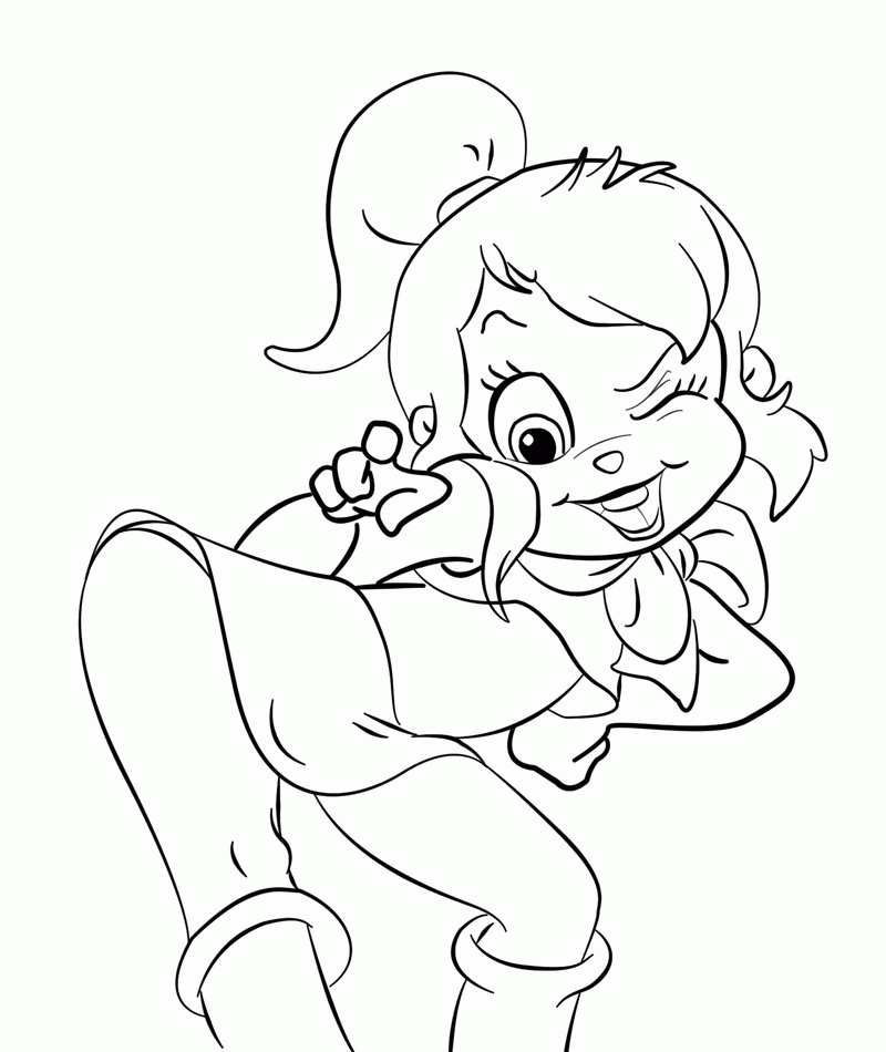 Chipettes Coloring Pages