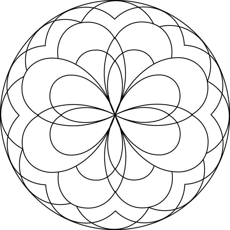 Free Printable Drawing Pages Mandalas Clip Art Library