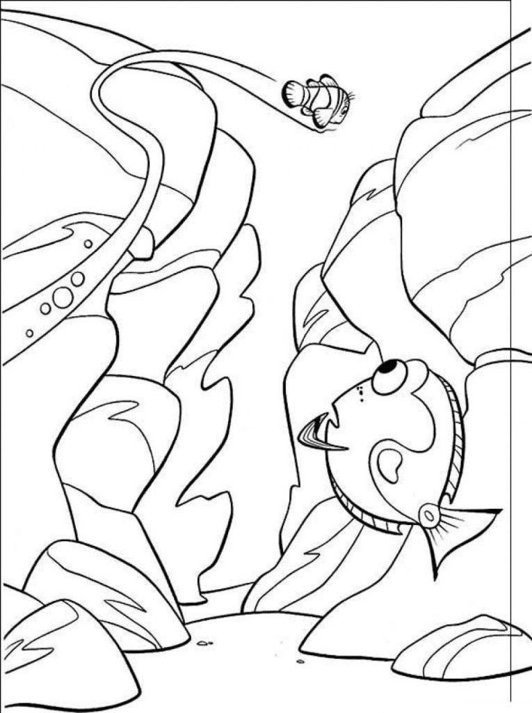 Latest Go Finding Nemo Coloring Pages 