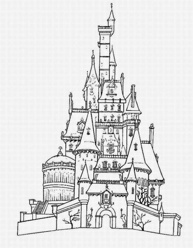 Disney Castle Coloring Pages - Disney Coloring Pages