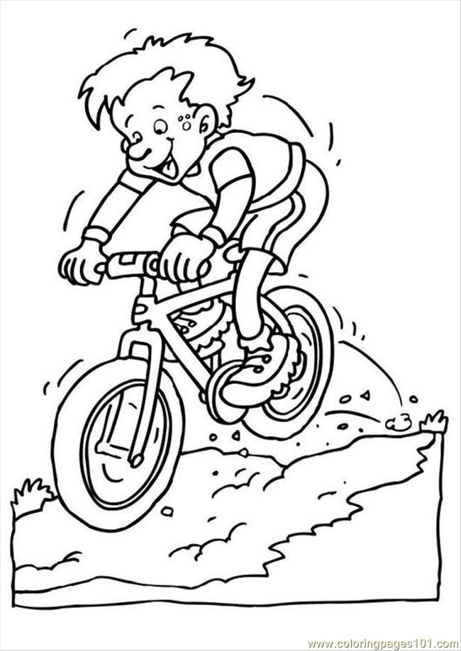 Coloring Pages Es Photo Mountain Bike P (Natural World  Mountain