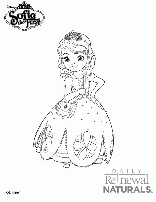 coloring pages for princess sofia