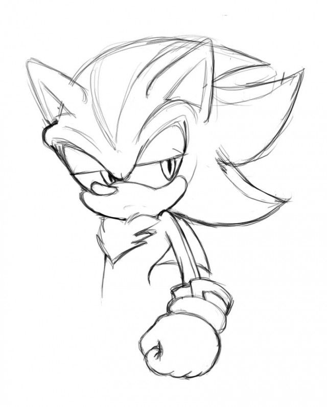 Free Shadow The Hedgehog Coloring Pages To Print, Download Free Shadow