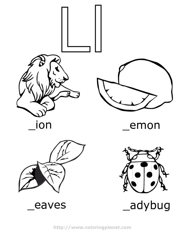l | printable coloring in pages for kids - number online