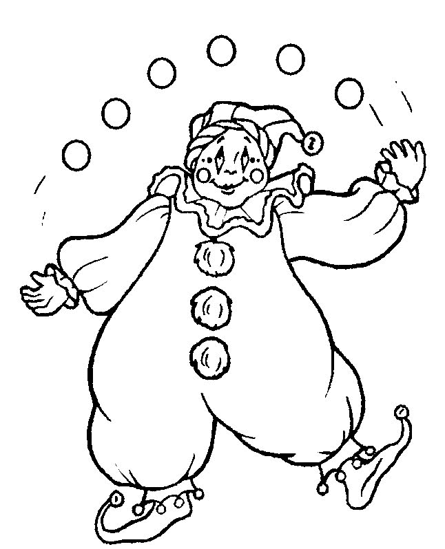 circus clowns coloring  clowns coloring pages 