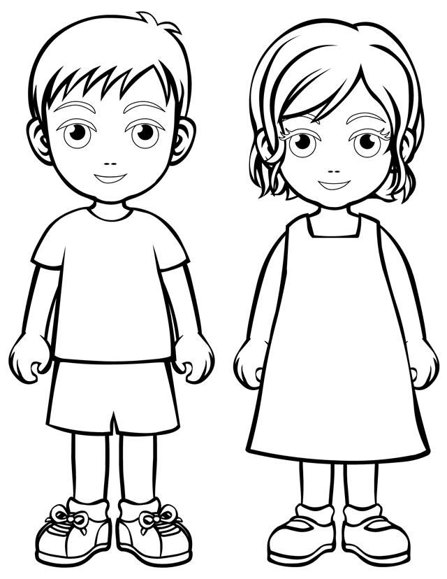 Children Printable Coloring Page | Free Printable Coloring Pages