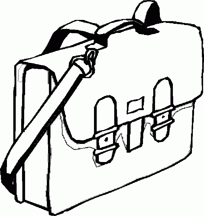 School Supplies Coloring Page | Clipart library - Free Clipart Images