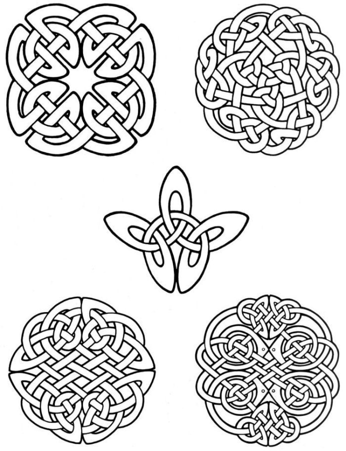 Celtic Coloring Page