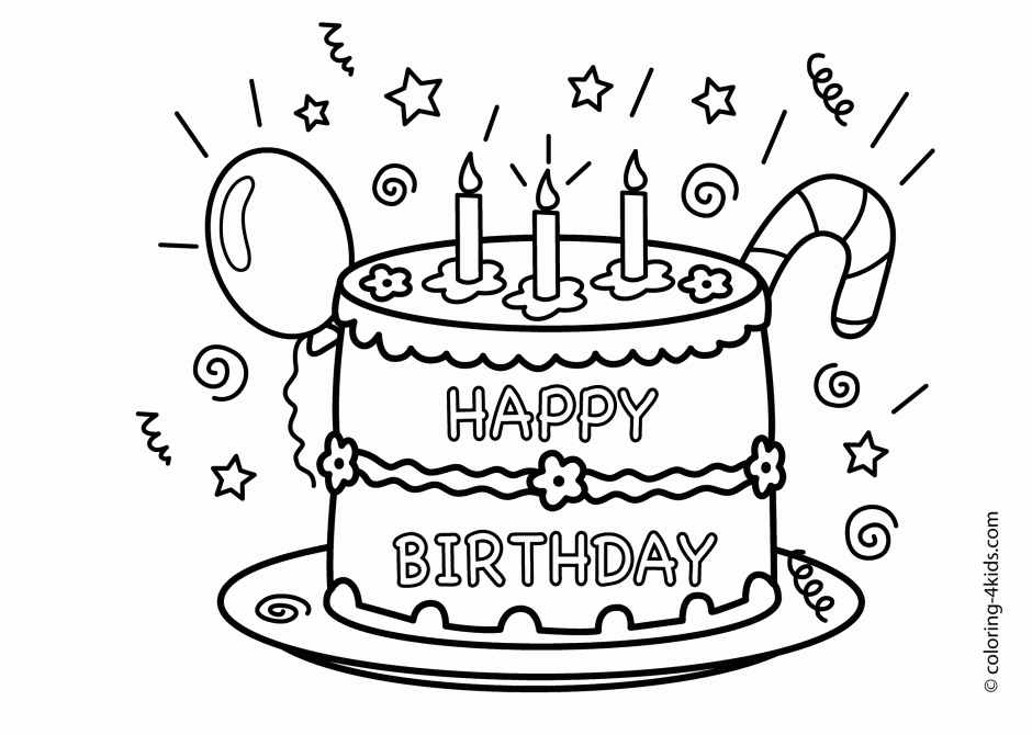 Happy Birthday Mom Coloring Page Label Coloring Pages That