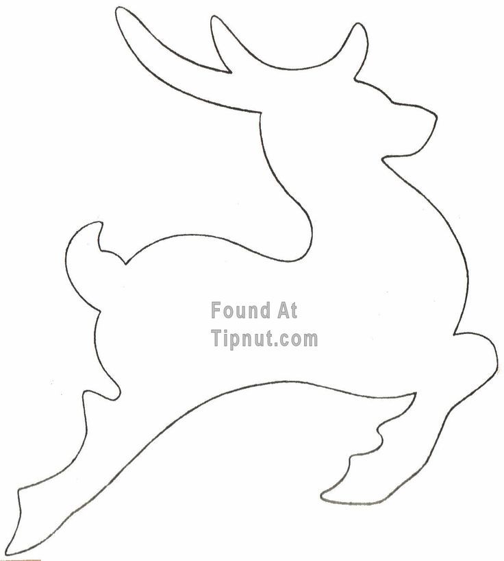 Free Reindeer Templates Download Free Reindeer Templates Png Images Free Cliparts On Clipart Library