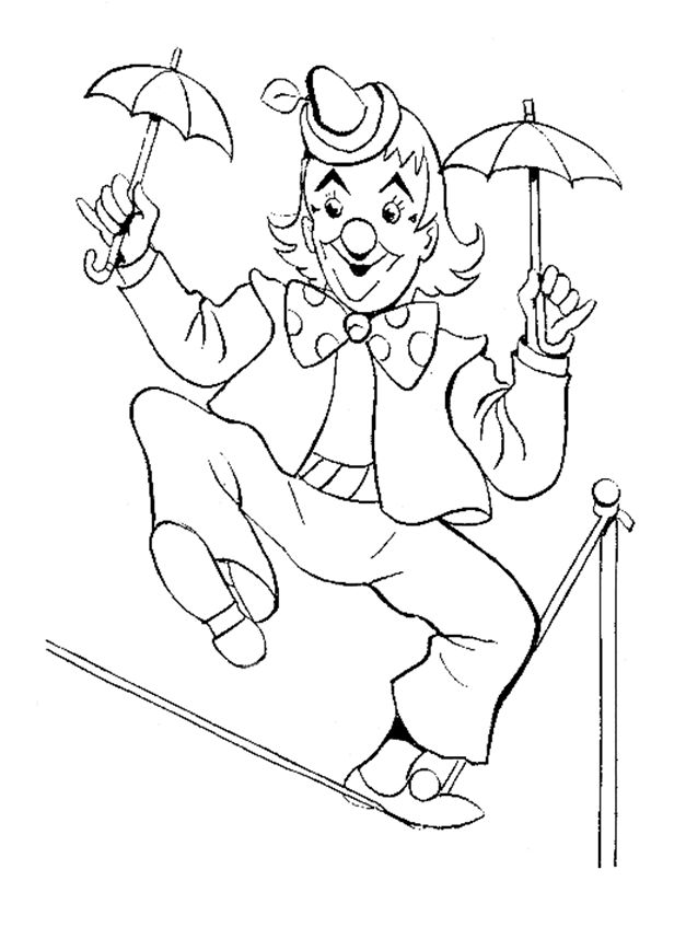Clown Coloring Pages and Book | Unique Coloring Pages
