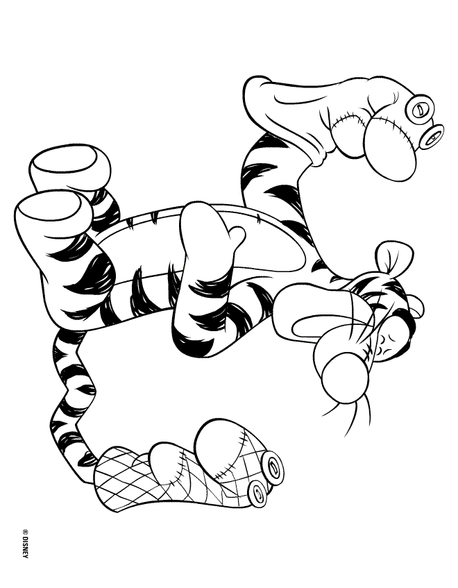 TIGGERS COLORING PAGES