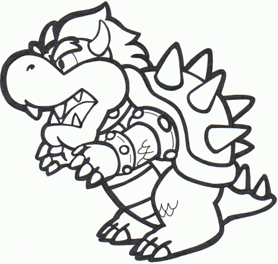 Free Bowser Printable Coloring Pages Download Free Bowser Printable 