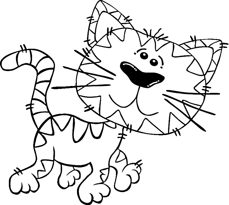 Rainforest Animals Coloring Pages Cats