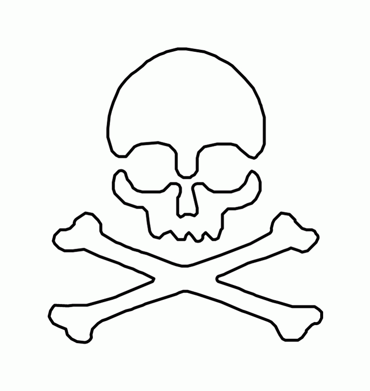 Skull And Crossbones Stencils Images  Pictures 