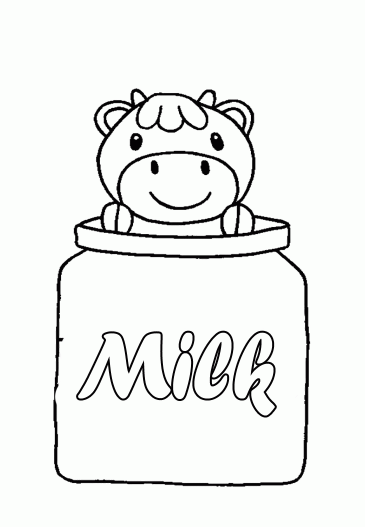 Food Coloring And Milk Purpose Coloring Pages