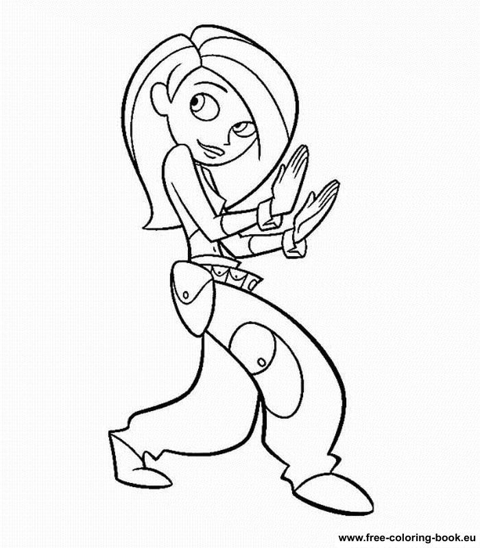 Coloring pages Kim Possible | Printable Coloring Pages Online