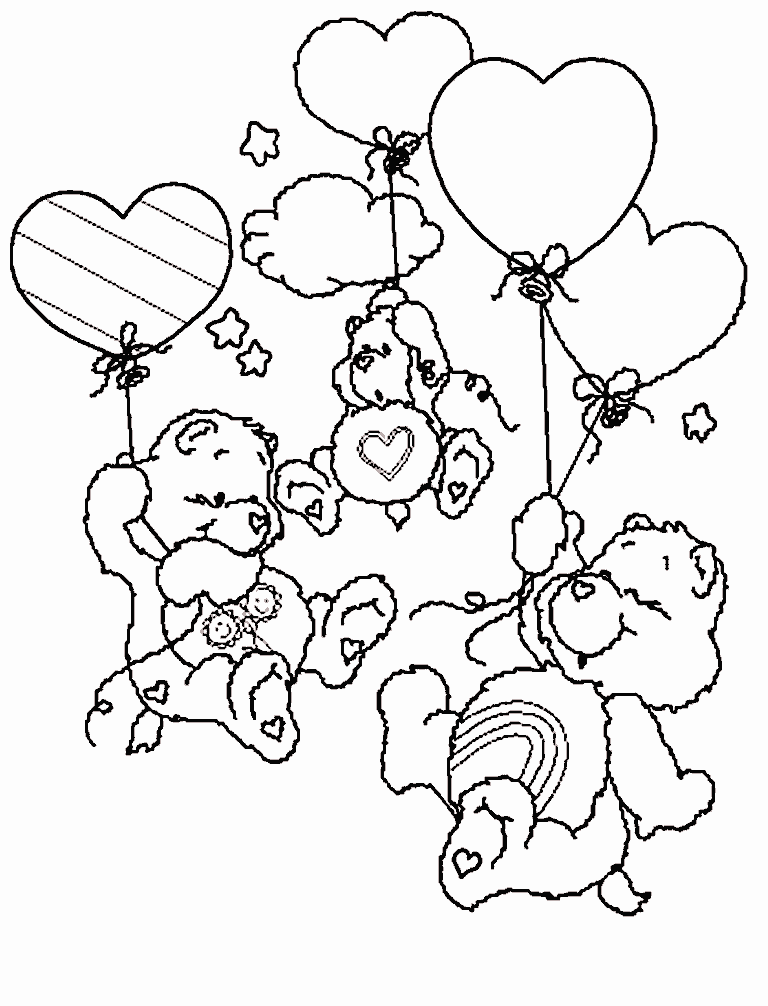 Coloring Pages Fun: Care Bear Coloring Pages