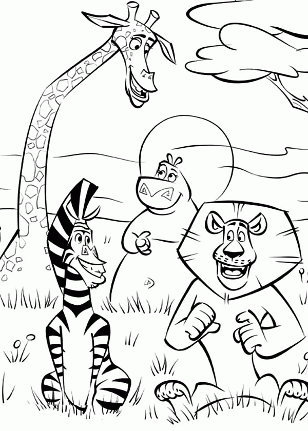 african savanna coloring pages - Clip Art Library