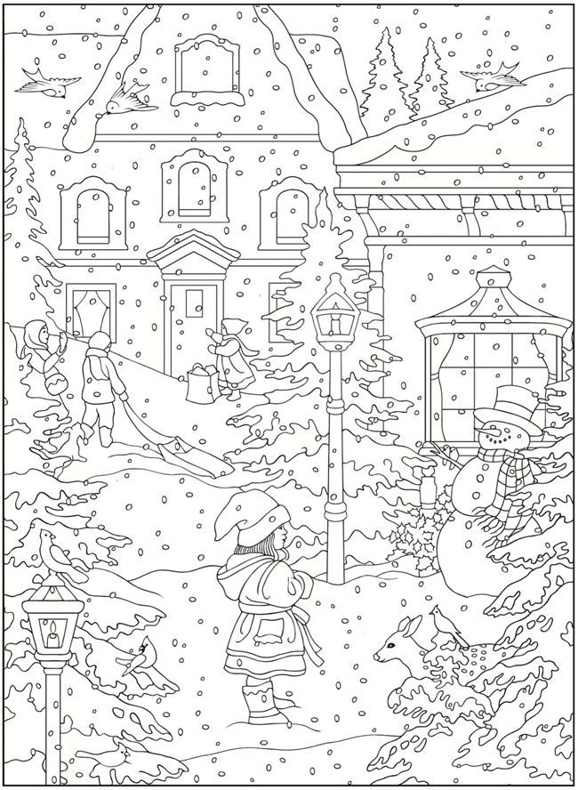 Adult Coloring Pages Scenes | Coloring Pages For All Ages