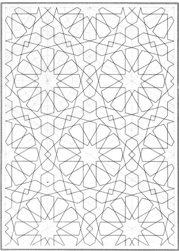  Free Mosaic Patterns Coloring Pages Printable - Stained