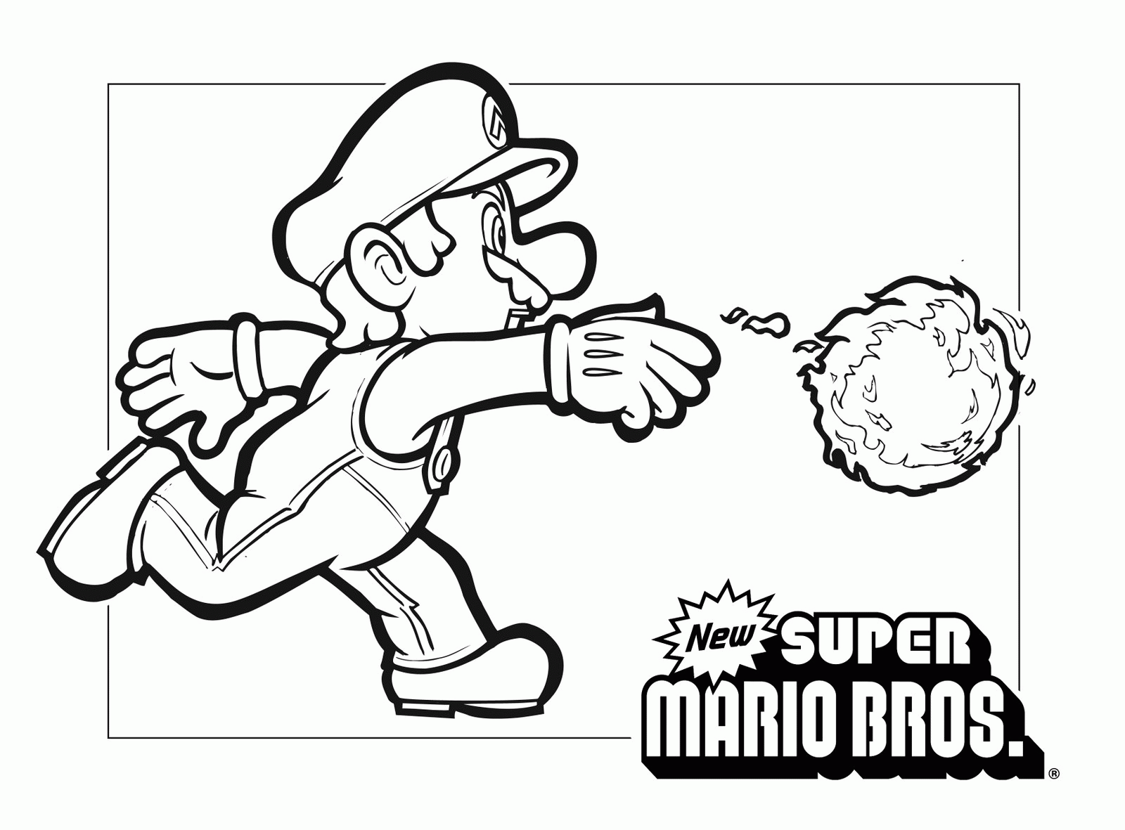  Super Mario 3D World Coloring Pages To Print - Mario 3D