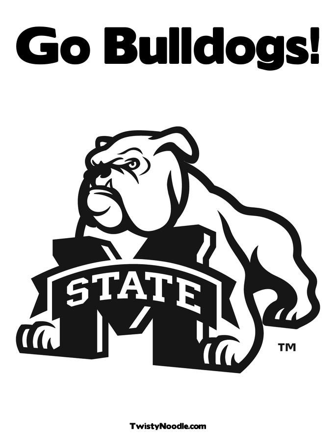  Bulldog Mascot Coloring Page - Bulldog School Mascot