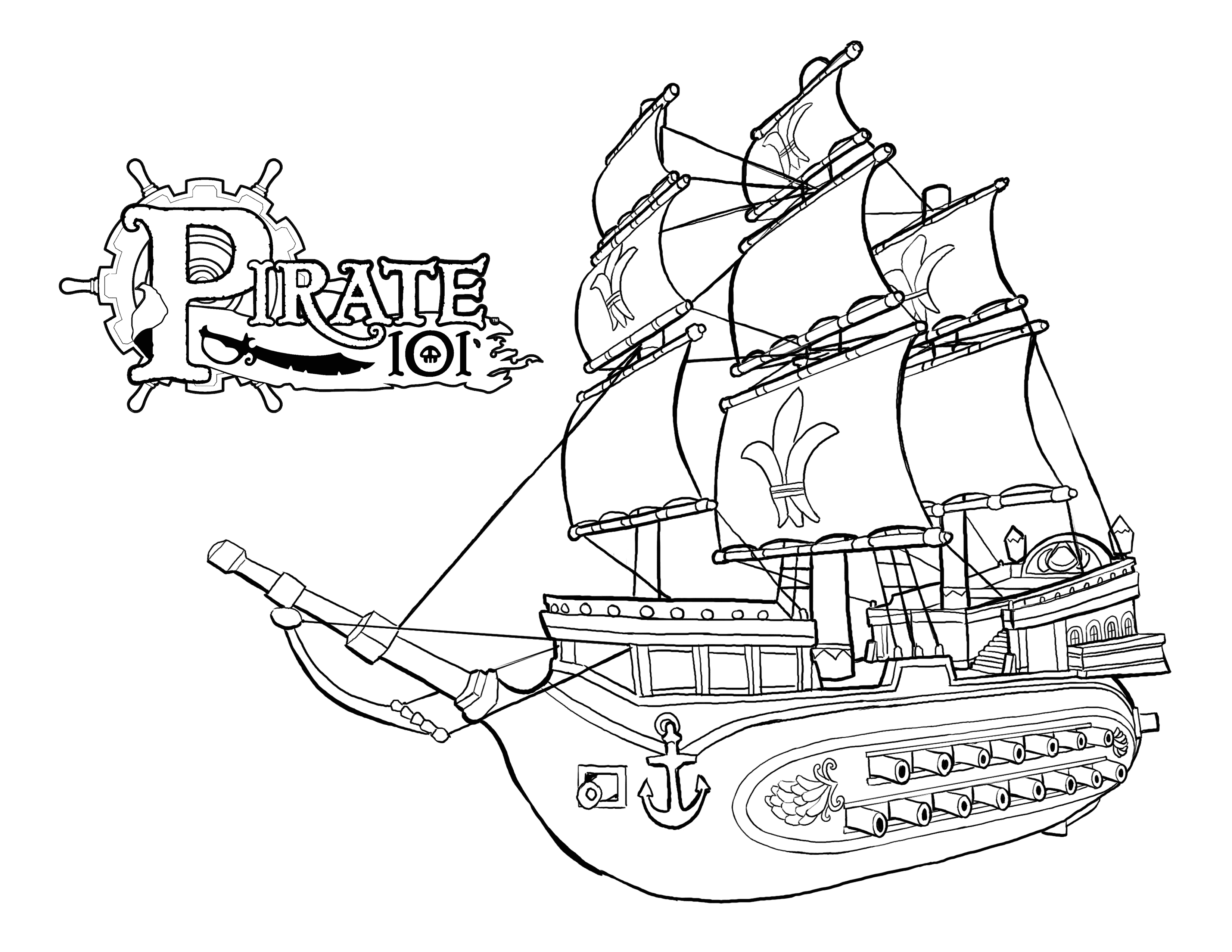pirates coloring pages | High Quality Coloring Pages