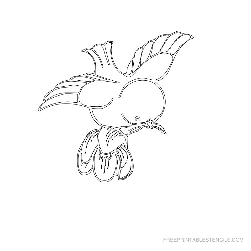 Bird Stencil Free Printable