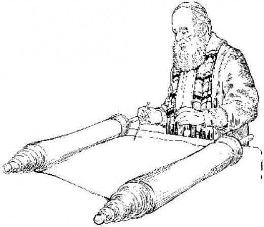Scroll coloring page paper scroll colouring pages. reading scroll