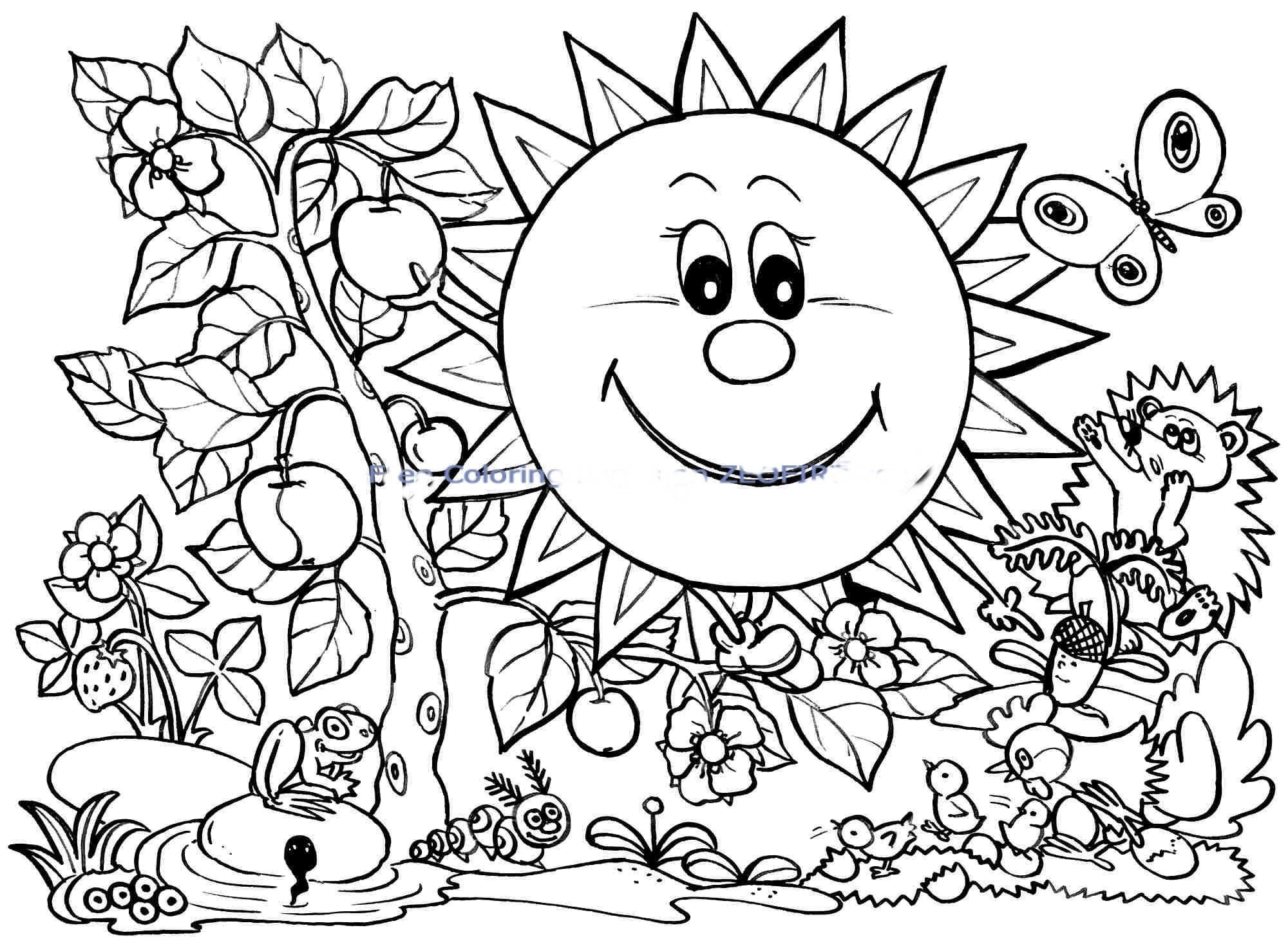 beach party animals coloring   Clip Art Library
