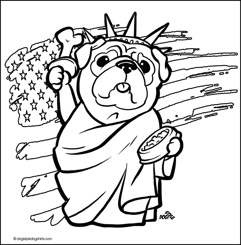 Free Coloring Pages Pug, Download Free Coloring Pages Pug png images