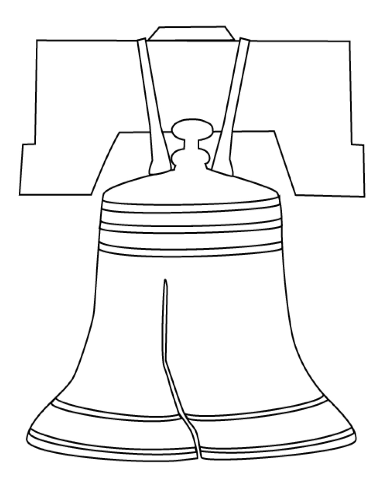 Liberty Bell Coloring Page