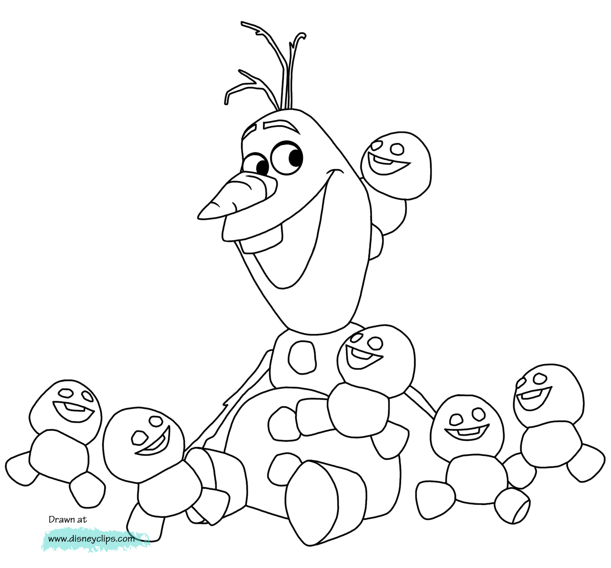 Free Olaf Coloring Pages, Download Free Olaf Coloring Pages png images