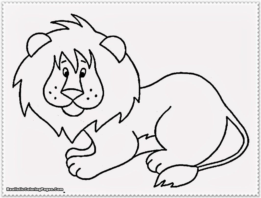 Jungle Animal Coloring Pages  