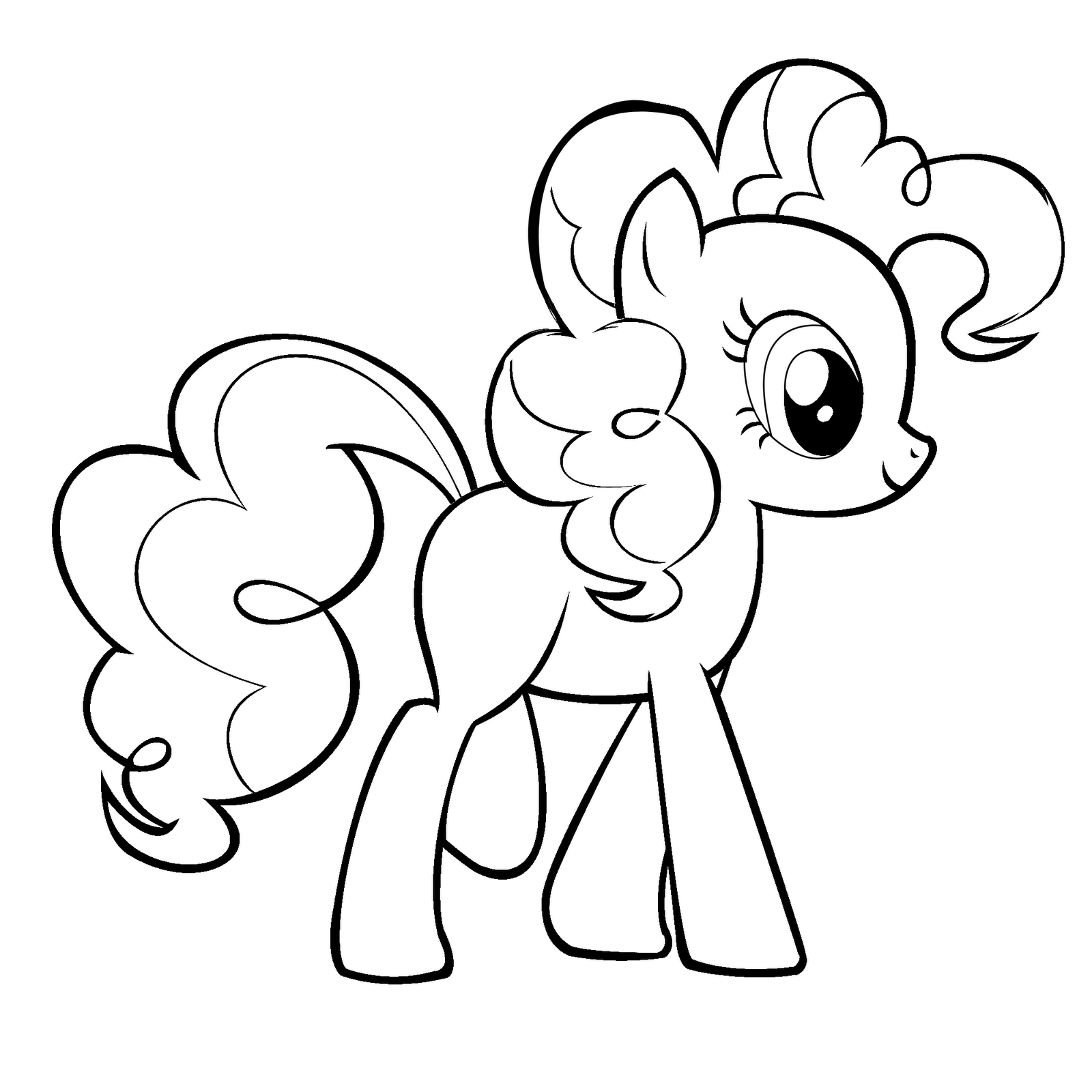 Pinkie Pie Coloring Page | Coloring Pages for Kids and for Adults