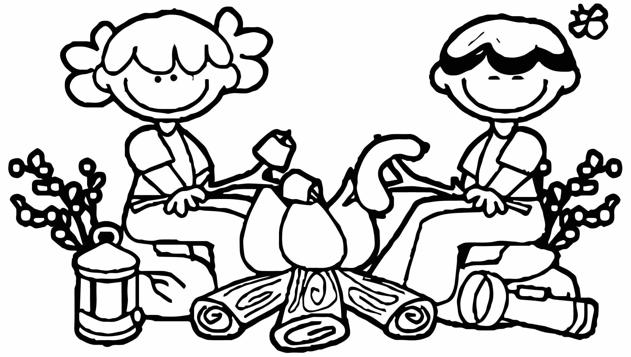Ck7 campfire Coloring Page