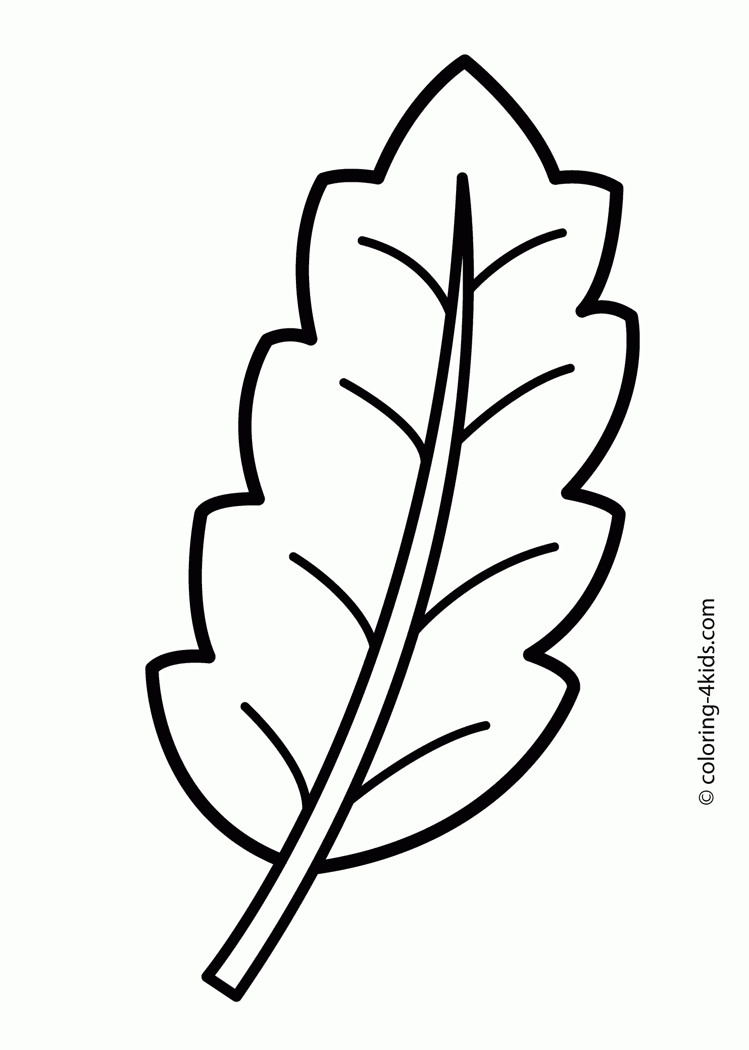Coloring Page Palm Leaf | High Quality Coloring Pages
