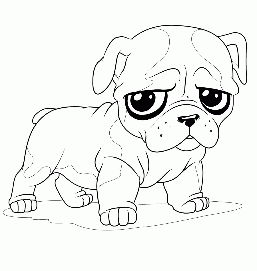 printable pug coloring page   Clip Art Library