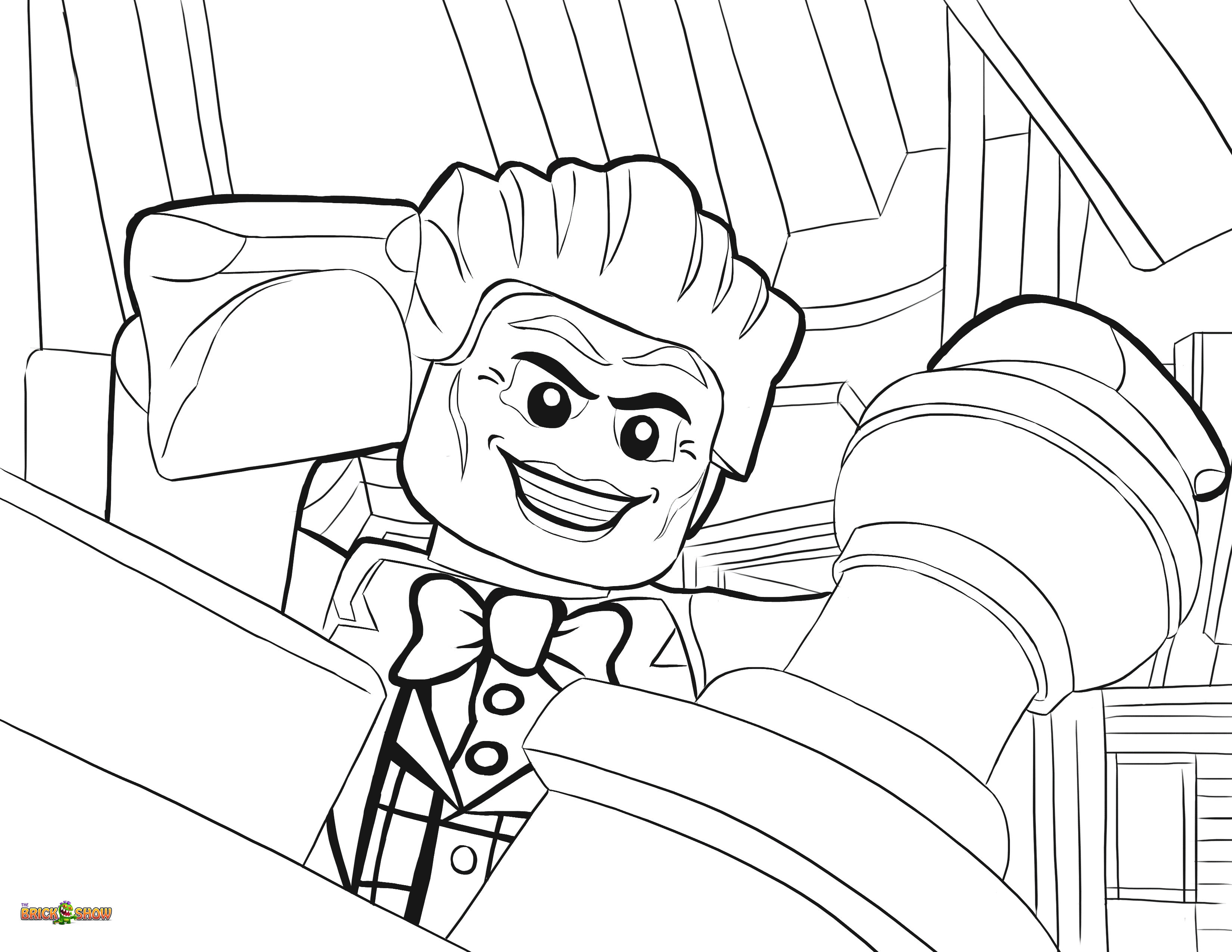 LEGO DC Universe Super Heroes Coloring Pages : Free Printable LEGO