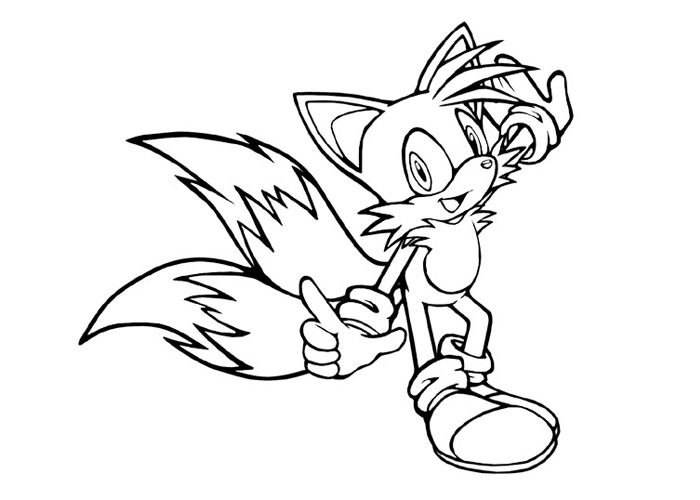 Featured image of post Sonic The Hedgehog Coloring Pages Tails