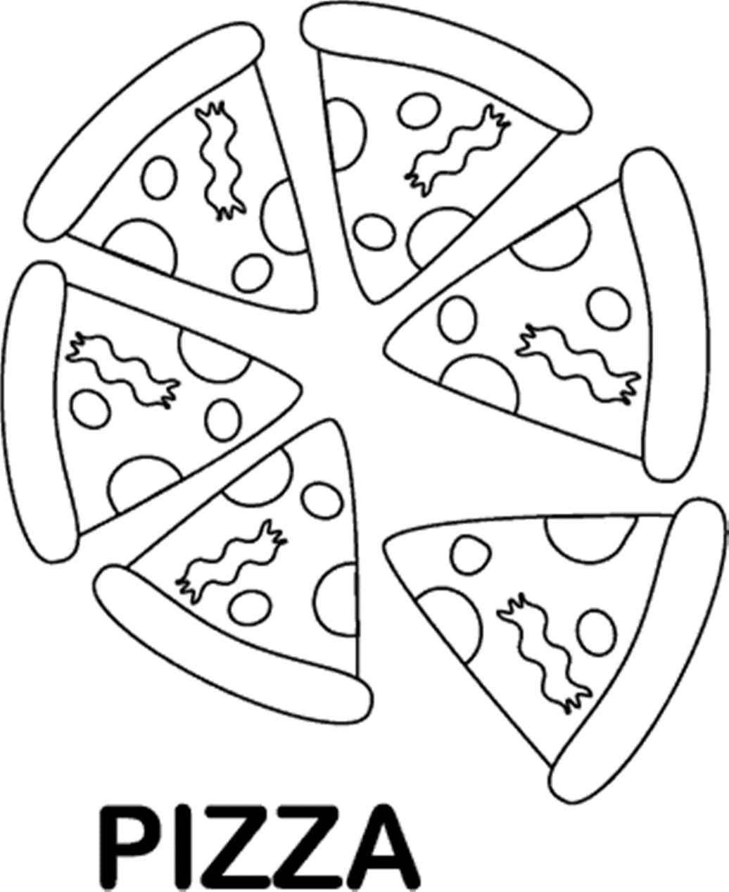 Free Pizza Coloring Pages Download Free Pizza Coloring Pages png